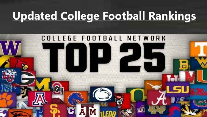 Updated College Football Rankings