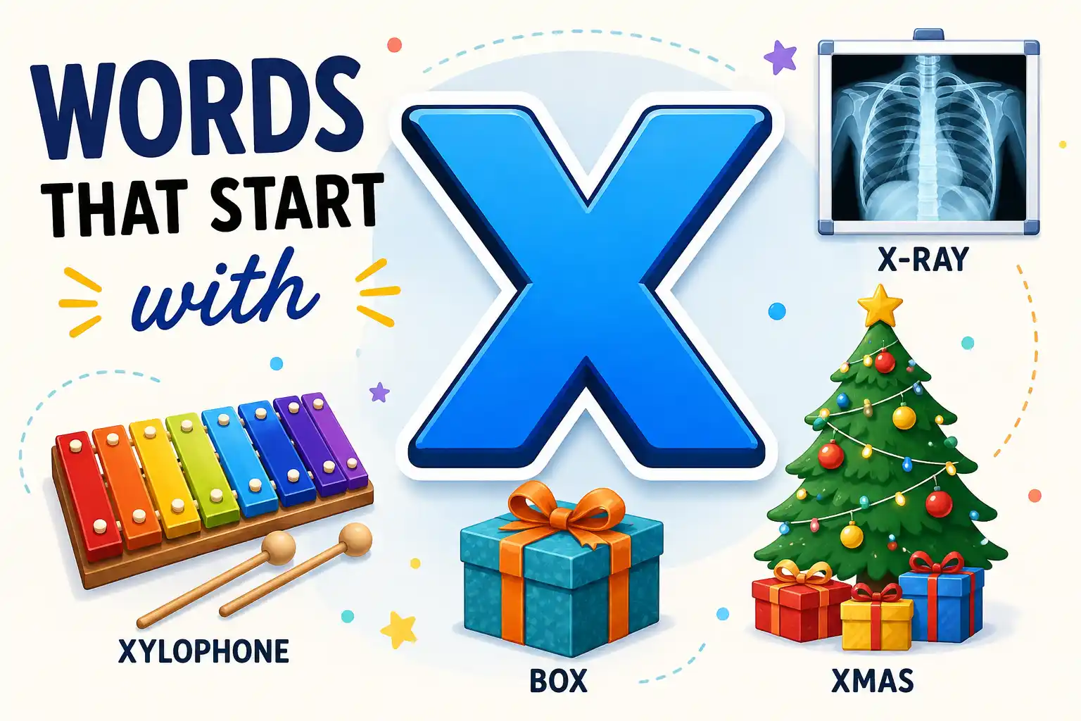 words that start with x