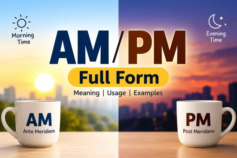 am pm full form