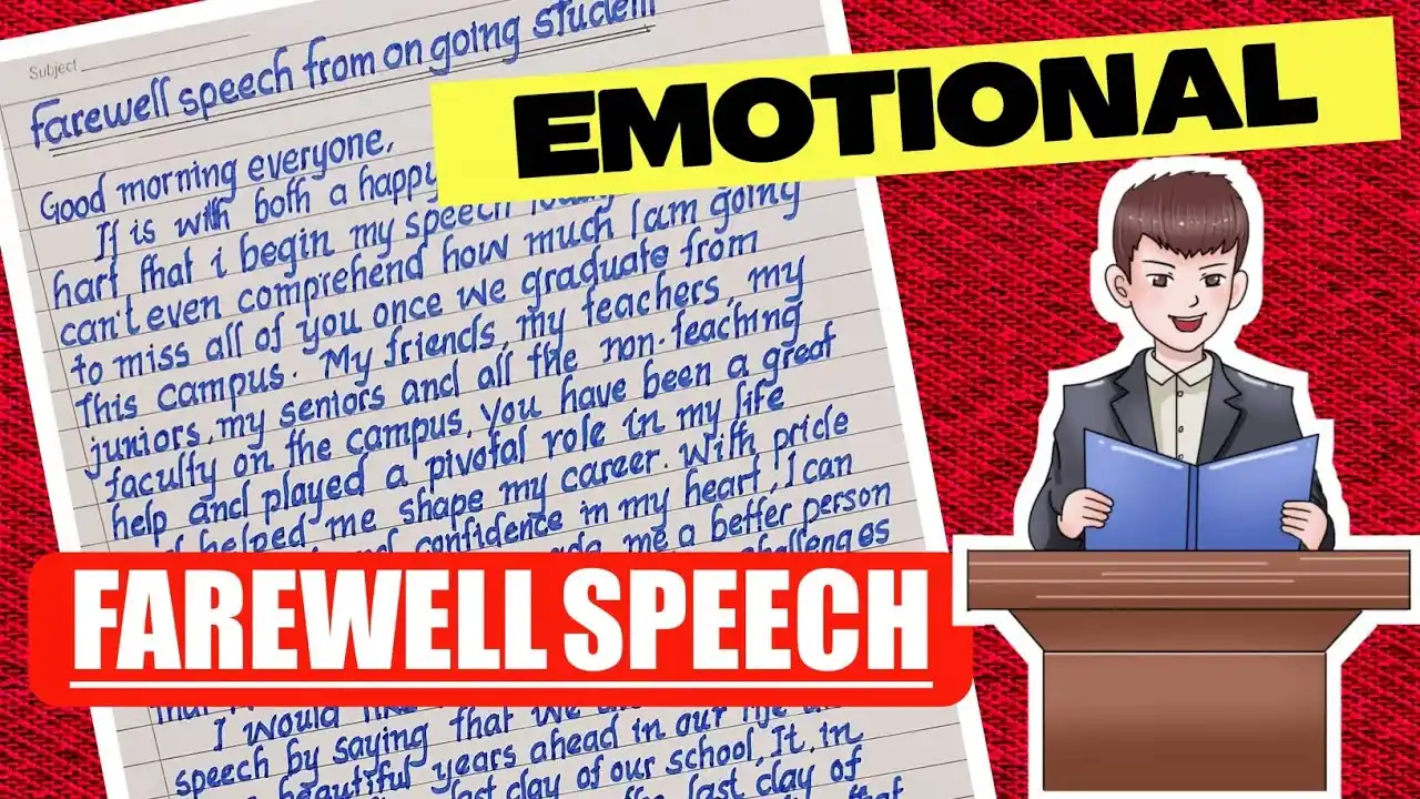 Farewell Speech for Students
