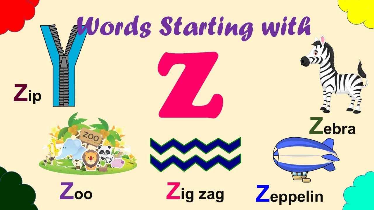 Words That Start With Z