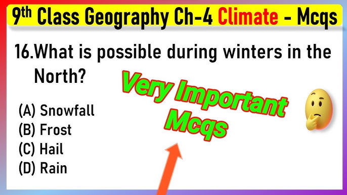 Climate Class 9 Questions And Answers