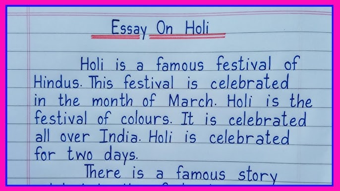 Holi Par Nibandh