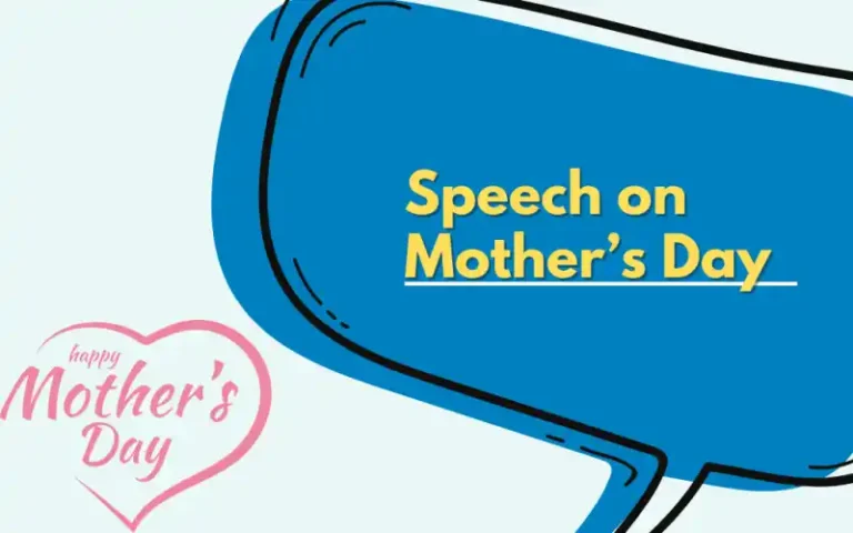 Speech On Mother's Day