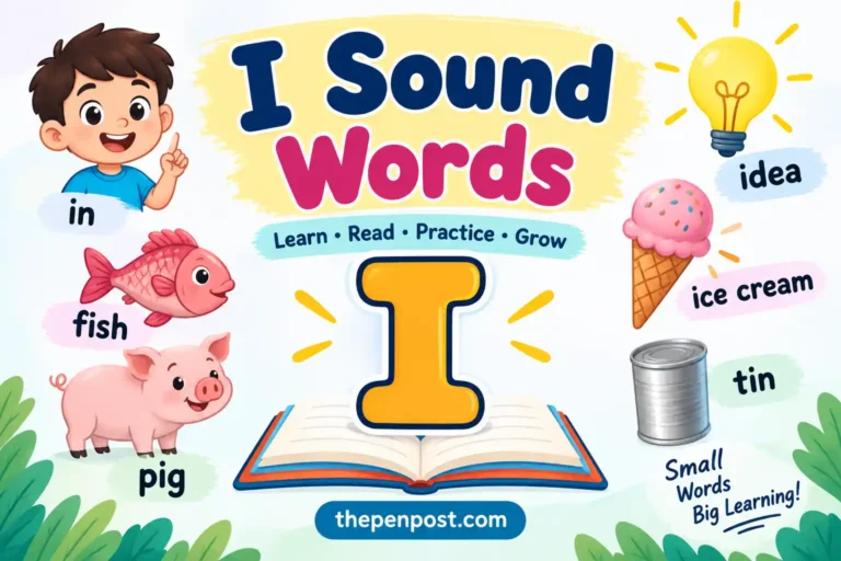 i sound words