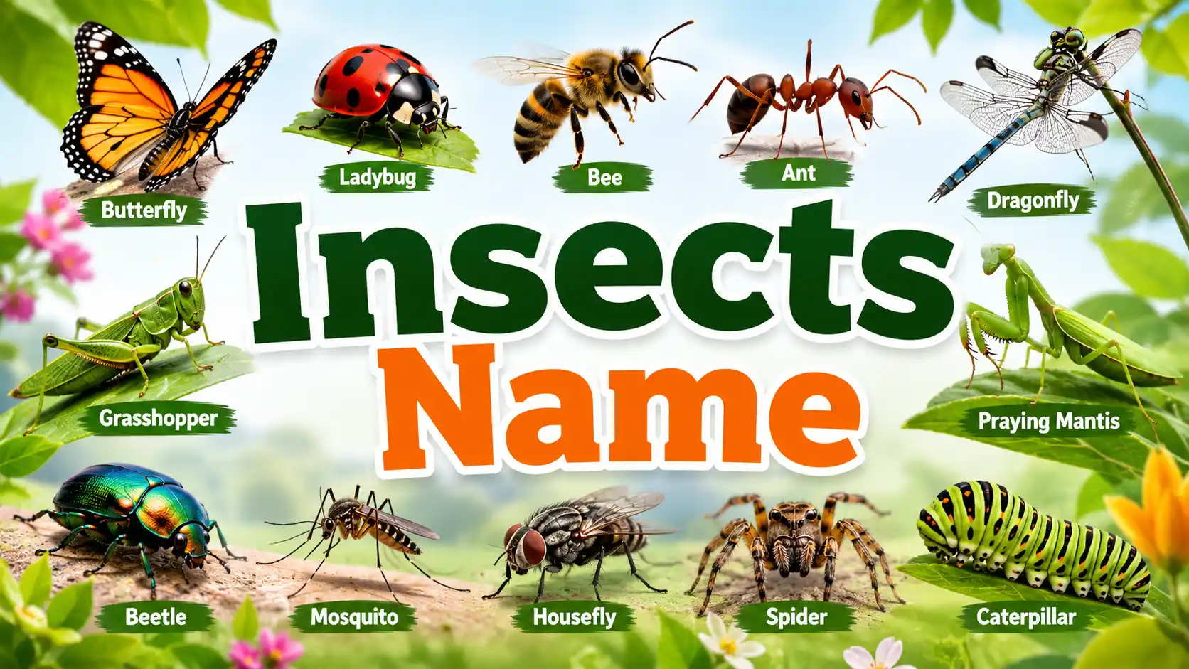 insects name