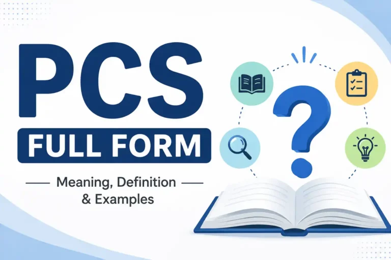 pcs full form
