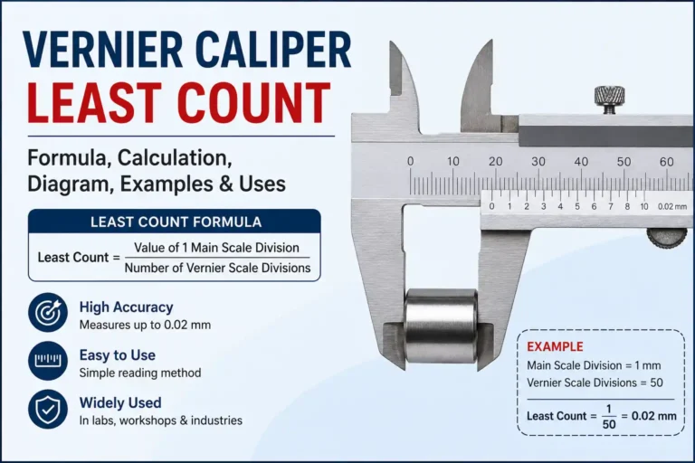 vernier caliper least count