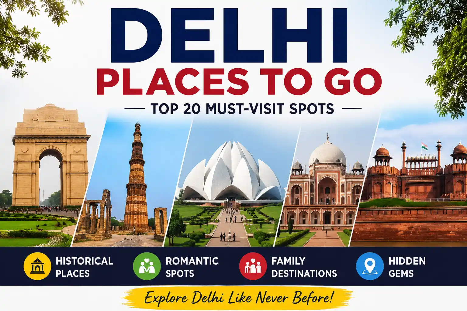 delhi places to go